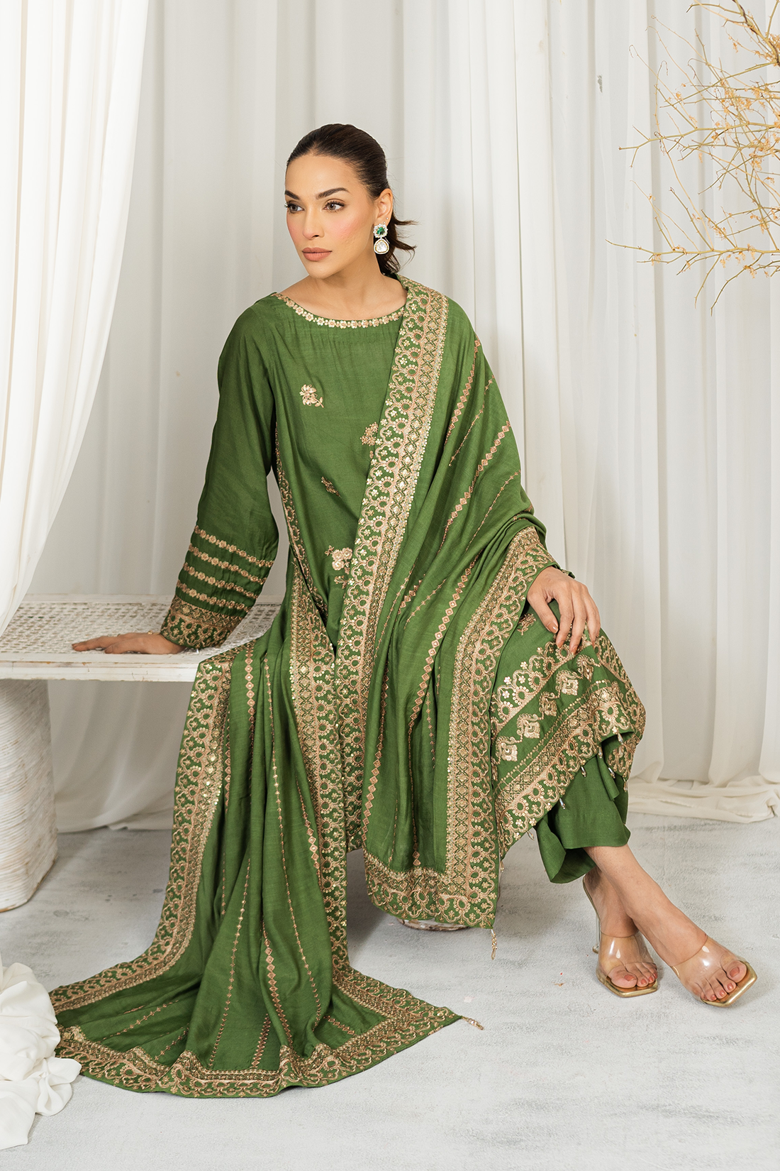 silk dupatta